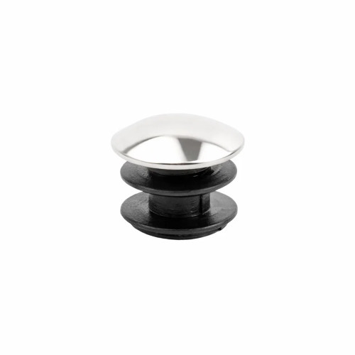 20mm Round Plastic Tube Insert (For 17mm Tube) 1.5mm Wall | Chrome LDPE