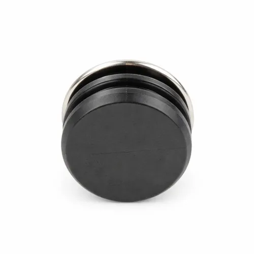 Round Tube Insert - To Fit 29mm Tube, Chrome, LDPE Plastic