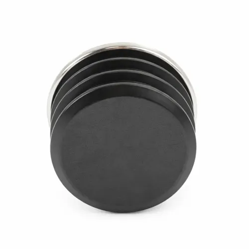 Round Tube Insert - To Fit 37mm Tube, Chrome, LDPE Plastic