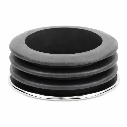 Round Tube Insert - To Fit 77mm Tube, Chrome, LDPE Plastic