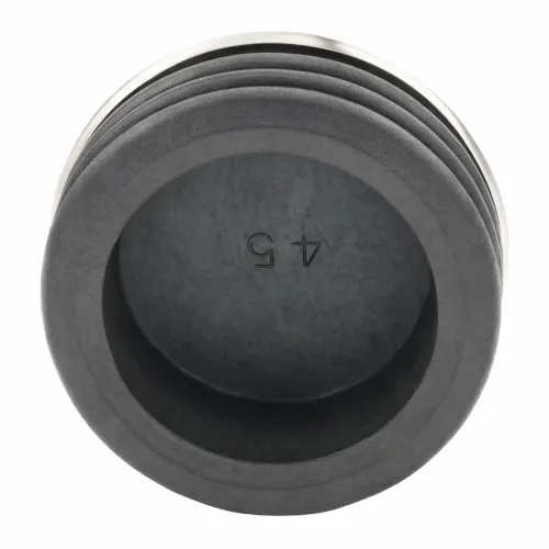 80mm Round Plastic Tube Insert (For 77mm Tube) 1.5mm Wall | Chrome LDPE