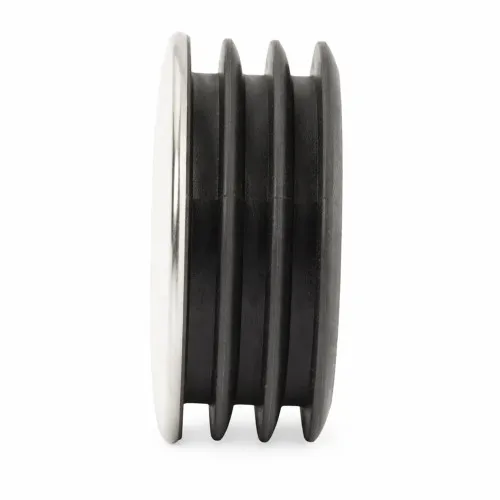 80mm Round Plastic Tube Insert (For 77mm Tube) 1.5mm Wall | Chrome LDPE