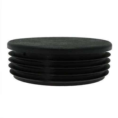 130mm Round Plastic Tube Insert (For 118-126mm Tube) 2-6mm Wall | Black LDPE