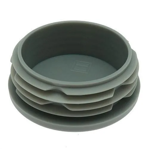 140mm Round Plastic Tube Insert (For 127-136mm Tube) 2-6.5mm Wall | Grey LDPE