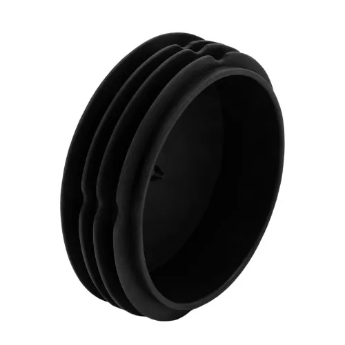 35mm Round Plastic Tube Insert (For 29-33mm Tube) 1-3mm Wall | Black LDPE