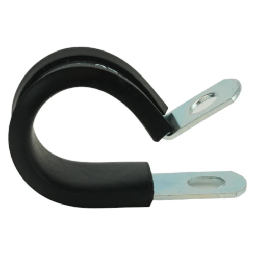 Rubber Lined P Clip 10mm BZP | Pipe & Cable Fixing