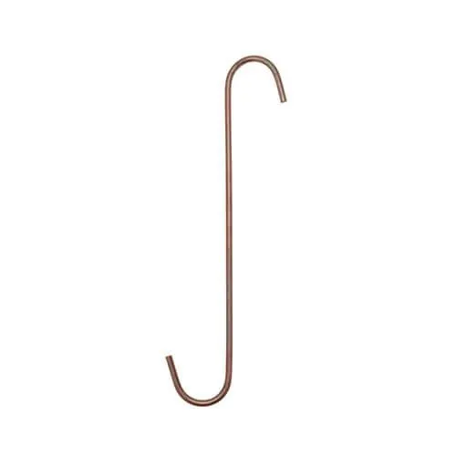 100mm Powder Coating S Hooks (Small) - 0.9mm Wire - 1000pk | Copper Dusted/Washed