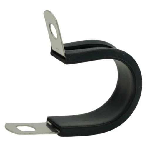 Rubber Lined P Clip 80mm, A4 Stainless Steel
