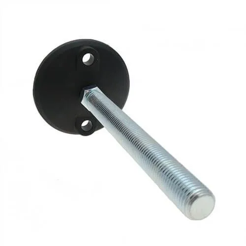 M16 x 100mm Bolt Down Levelling Foot - 80mm Base (20° Tilt) | 900kg Load