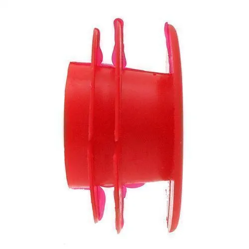 Ribbed Pipe End Plugs,28.0-28.5mm Pipe Outside Diameter- Red 