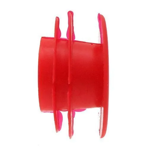 35.9-61mm Ribbed Pipe Plug (60.3mm Pipe OD) | Red LDPE