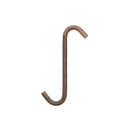 350mm Powder Coating S Hooks - 10mm Wire - 500pk | Mild Steel