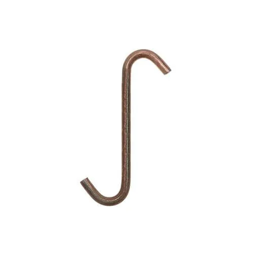 450mm Powder Coating S Hooks - 10mm Wire - 500pk | Mild Steel