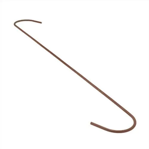 50mm Powder Coating S Hooks (Small) - 2mm Wire - 1000pk | Copper Dusted/Washed