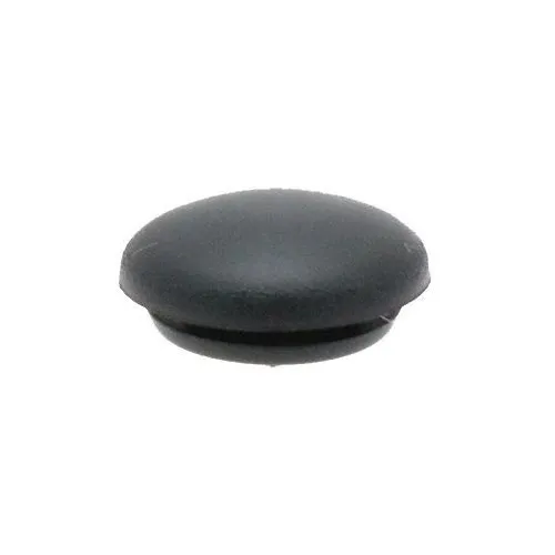 8mm Rubber Blanking Plug (Domed) - 0.8mm Panel | Black PVC