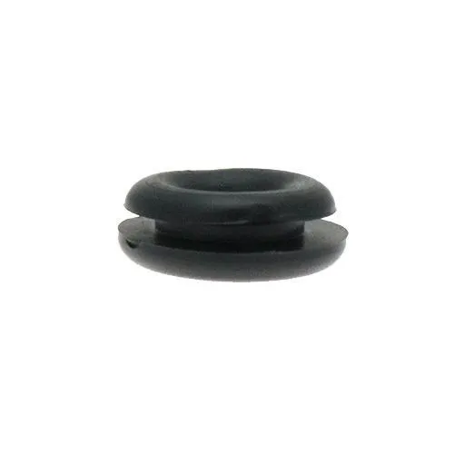 8mm Rubber Blanking Plug (Domed) - 0.8mm Panel | Black PVC