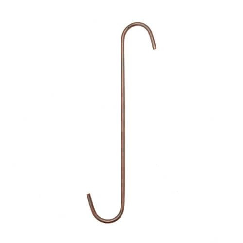 500mm Powder Coating S Hooks - 4mm Wire - 1000pk | Mild Steel