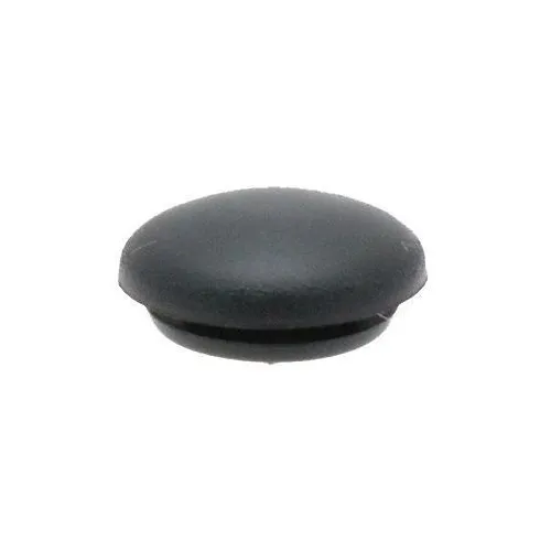 11.9mm Rubber Blanking Plug (Domed) - 1.2mm Panel | Black PVC