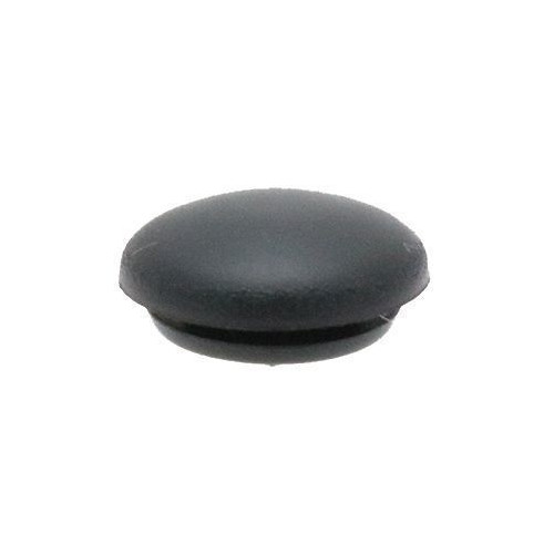 12mm Rubber Blanking Plug (Domed) - 0.8mm Panel | Black PVC