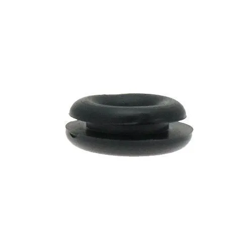 12.7mm Rubber Blanking Plug (Domed) - 1.6mm Panel | Black TPR