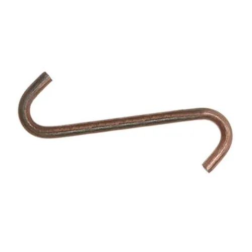 350mm Powder Coating S Hooks - 8mm Wire - 500pk | Mild Steel