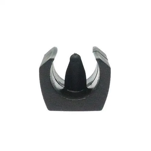 10mm Clip On Tube Saddle Foot (Flat Base Pin) | LDPE