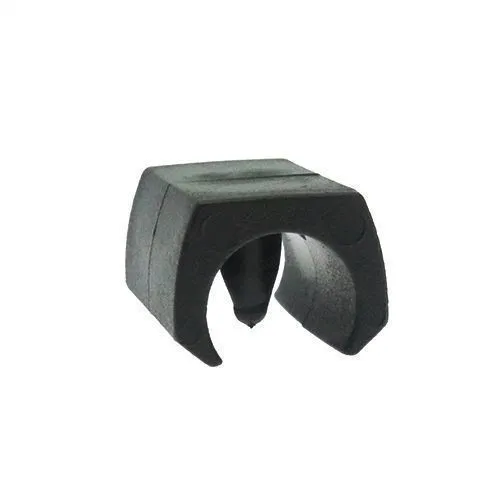 14mm Clip On Tube Saddle Foot (Flat Base Pin) - 5mm Peg | LDPE