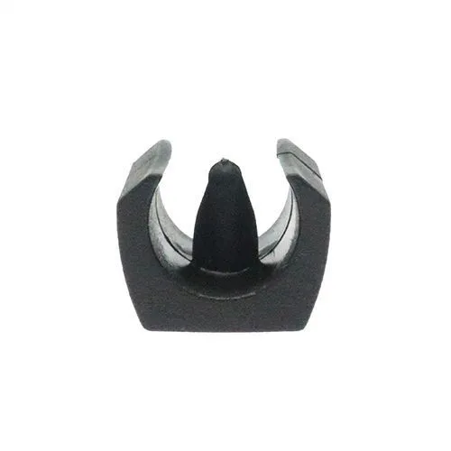 18-20mm Clip On Tube Saddle Foot (Flat Base Pin) - 5.7mm Peg | LDPE