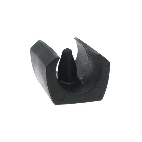 18-20mm Clip On Tube Saddle Foot (Flat Base Pin) - 5.7mm Peg | LDPE