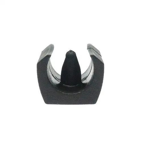 22-25mm Clip On Tube Saddle Foot (Flat Base Pin) - 5.7mm Peg | LDPE