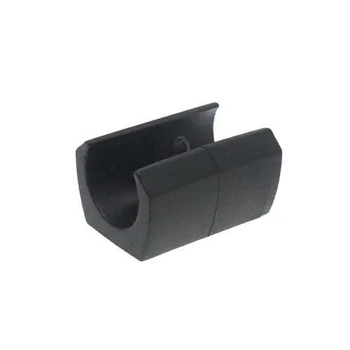 30-32mm Clip On Tube Saddle Foot (Flat Base Pin) - 5.7mm Peg | LDPE