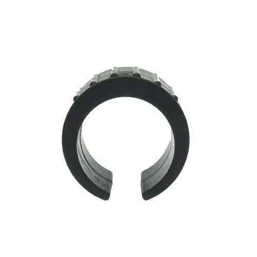 20-22mm Clip On Tube Saddle Foot (Round) | LDPE