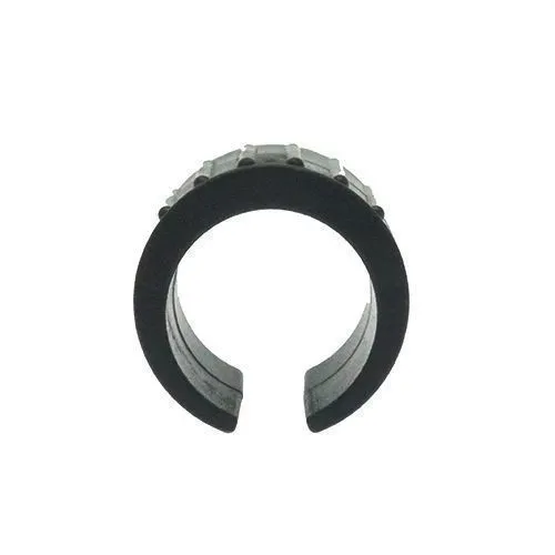 24-26mm Clip On Tube Saddle Foot (Round) | LDPE
