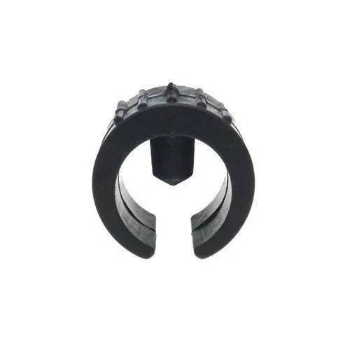 24-26mm Clip On Tube Saddle Foot (Round Pin) - 5mm Peg | LDPE