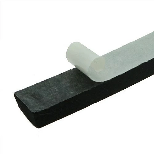 9mm x 6mm (Black) 10m Self Adhesive Edging Strip | Expanded EPDM