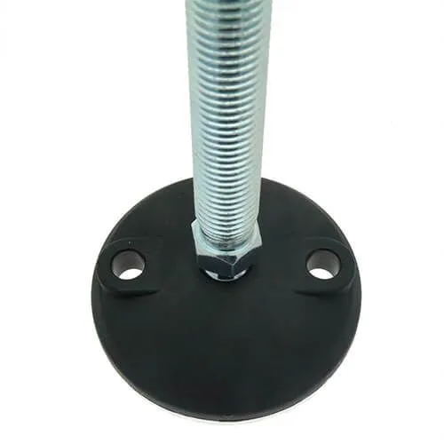 M12 x 150mm Bolt Down Levelling Foot - 80mm Base (20° Tilt) | 750kg Load
