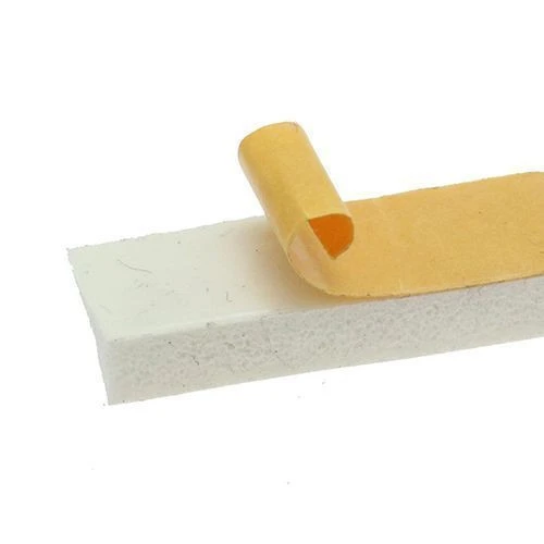 9mm x 3mm (White) 10m Self Adhesive Edging Strip | Silicone Foam