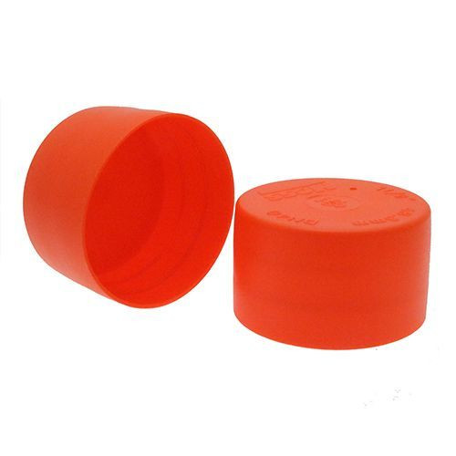 48.3mm x 30mm Pipe End Cap (Orange) 2.5mm Wall | LDPE