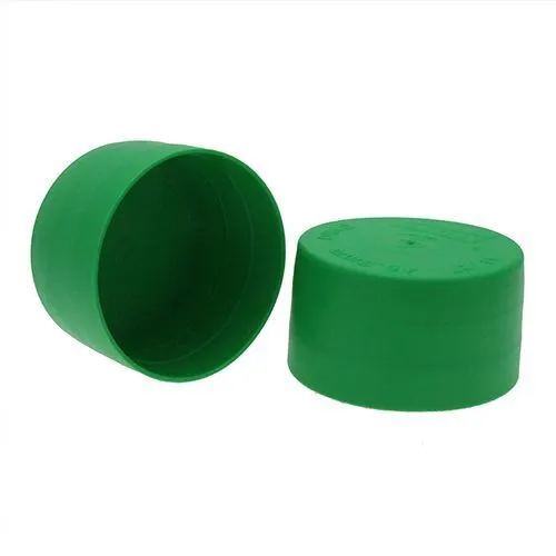48.3mm x 30mm Pipe End Cap (Green) 2.5mm Wall | LDPE