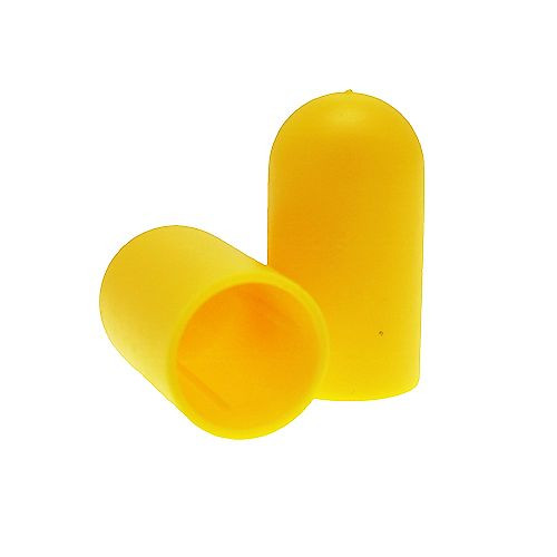 Yellow Scaffold Stud Caps for Site Safety 