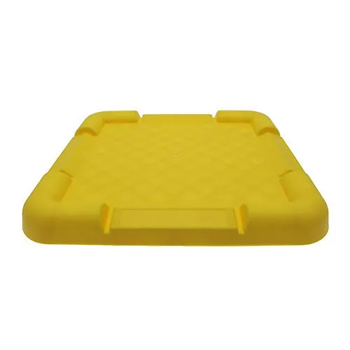 Yellow Scaffold Base Plate - HDPE Platsic