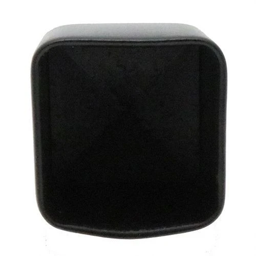 12.7 x 12.7mm - Square PVC Caps - 12.7mm Length - Black
