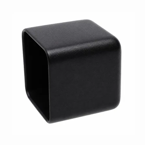 50.8mm x 50.8mm (Square) Plastic End Cap - Black | PVC
