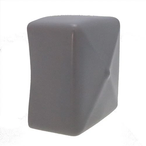 Grey Square PVC Cap, 80mm x 80mm, 38.1mm long - SCAP013