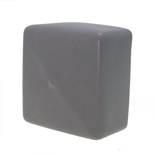 Grey Square PVC Cap, 80mm x 80mm, 38.1mm long - SCAP013