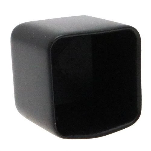 60mm x 60mm - Square PVC Caps - 38.1mm Length - Black