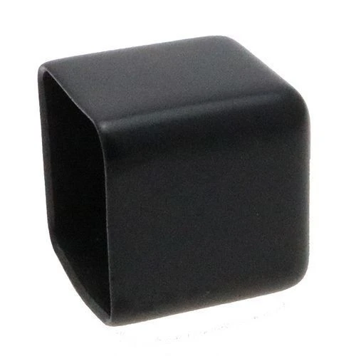 60mm x 60mm - Square PVC Caps - 38.1mm Length - Black