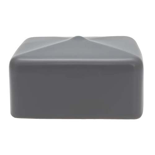 60mm x 60mm (Square) Plastic End Cap - Grey | PVC