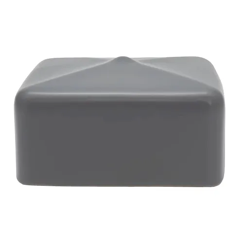 60mm x 60mm (Square) Plastic End Cap - Grey | PVC