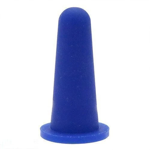 5mm x 10.01mm Silicone Cone (Tapered) Cap (Clear) 16.51mm Flange
